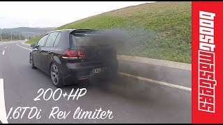 200 Golf Mk6 16TDi Gazladık  Rev limiter [upl. by Nyrret]