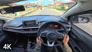 4K POV DRIVING  3 SILINDER TOYOTA AGYA G 12 MT  LEPAS KOPLING GAS STABIL part15 [upl. by Euqinahc]