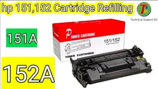 How To HP LaserJet 151152 Toner Cartridge Refilling [upl. by Mitch191]