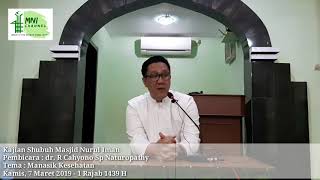 Manasik Kesehatan  Dr R Cahyono Sp Naturopathy [upl. by Adnohr]