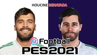 HOUCINE BENAYADA  PES 201920202021  FACE BUILD amp STATS [upl. by Jaine]