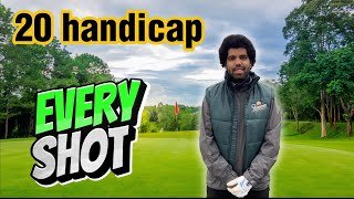 THIS is EXACTLY what 20 handicap golf looks like every shot [upl. by Fauch]