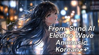 MV 감성 애니무비 Electro Wave AI Animusic Korean [upl. by Nakre247]