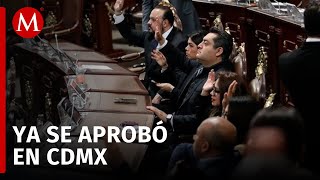 Congreso de la Ciudad de México aprueba la reforma judicial [upl. by Naraa10]