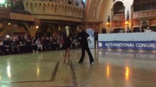 Riccardo Cocchi and Yulia Zagoruychenko ChaCha at International Congress Blackpool 2016 [upl. by Zzaj]