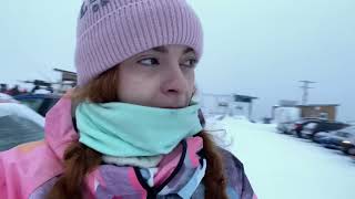 Skiando no ALASKA Cinema  Vlog [upl. by Sukin]