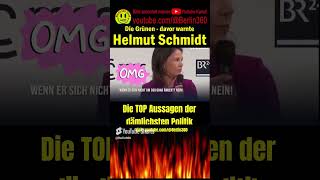 😱 regiert Deutschland Helmut Schmidt dämlichsten dümmsten Politik Grüne habeck baerbock [upl. by Ahtenek597]