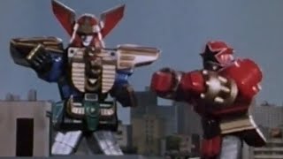 Power Rangers Zeo  Bulk Fiction  Megazord Fight [upl. by Otrebire]