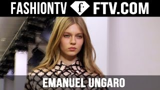 Emanuel Ungaro Spring 2016 at Paris Fashion Week  PFW  FTVcom [upl. by Naujaj]