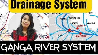 GANGA RIVER II Drainage System in India ll Himalayan River SystemYajanika OSSTE Otet2Odia Guru [upl. by Tirreg]