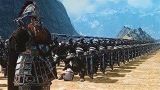 Dwarves of the Iron Hills Vs Goblins of Moria  30000 Unit Lord of the Rings Cinematic Battle [upl. by Nagrom]