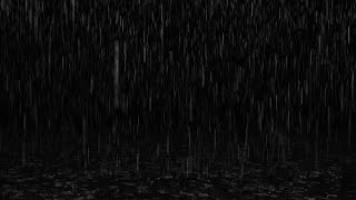 10 HOURS Gentle Rain By the Window  Gentle rain Black screen rain to sleep study [upl. by Tobias]