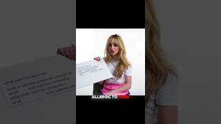 Sabrina carpenter allergic to sabrinacarpenter shorts entertainment [upl. by Francoise]