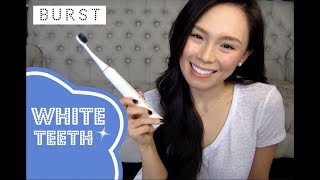 How I Keep My Teeth WHITE  BURST Sonic Tooth Brush [upl. by Jamel]