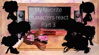 My favorite characters react to each other  Fandoms  Nezuko 39 [upl. by Zachery801]