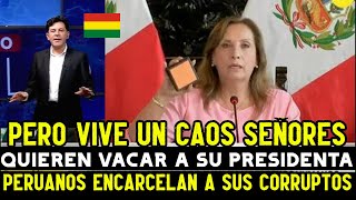 PERIODISTA BOLIVIANO REACCIONA ATONITO a DINA BOLUARTE y el CASO de los ROLEXS de la PRESIDENTA [upl. by Wesle]