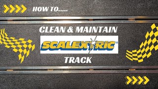 Clean your scalextric track quotHow toquot [upl. by Akiemat]