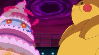 Ash Vs OpalBloatmax PikachuFatmax pikachu Vs Gigantamax Alcremie  Pokemon Journeys episode 82 [upl. by Karlie415]