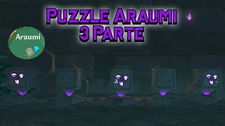 Puzzle Cubos Araumi 3 Parte  Genshin Impact [upl. by Anitnas]