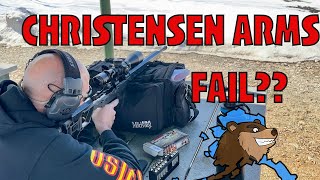 Christensen Arms MPR 65 Creedmoor Rifle Not Grouping [upl. by Einotna344]