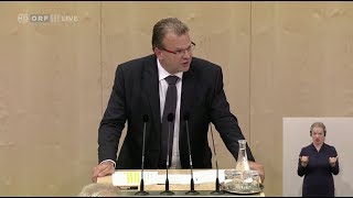 HansJörg Jenewein  Dringliche Anfrage zur Pressefreiheit  2692018 [upl. by Barber85]