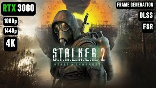 STALKER 2 Heart of Chornobyl RTX 3060 FPS TEST  STALKER 2 RTX 3060 amp i5 12400F Benchmark [upl. by Maybelle433]