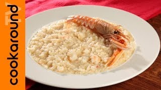 Risotto scampi e champagne  Primo piatto sfizioso [upl. by Onitram481]