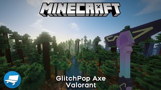 AKU BIKIN GLITCHPOP AXE VALORANT DI BLOCKBENCH MINECRAFT [upl. by Sinai420]