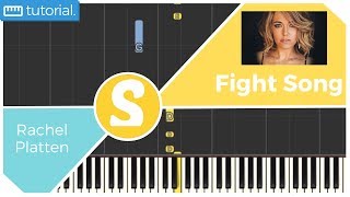 How to play quotFIGHT SONGquot by Rachel Platten  Smart Kids Piano  Kids Piano Tutorials [upl. by Eylk]