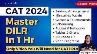 CAT 2024 Complete LRDI Revision  Master DILR for CAT in 1 hour  Master Every CAT LRDI Topics [upl. by Suivatnom87]