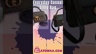 Batuwaas Everyday Casual Sling Bag  Shop Now at Batuwaacom fashion reel shorts bag batuwa [upl. by Jason]