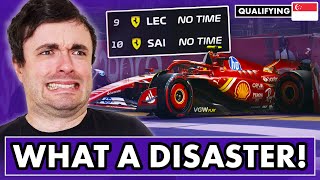 Our Reaction to Singapore Grand Prix Qualifying [upl. by Novanod]