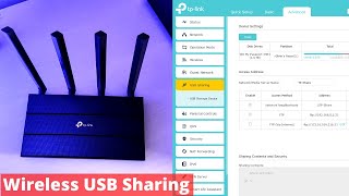 TPlink Archer USB Sharing with all settings  TPshare 2022 updated firmware [upl. by Sterrett870]