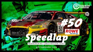 ROWE Speedlap  50  Audi R8 LMS GT3 EVO II [upl. by Eiramanin844]