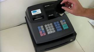 How To Use The Sharp XEA102  XEA102 Cash Register [upl. by Kurt]