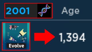 Roblox Evolve  ULTIMATE DNA Glitch Build Tutorial  AGE 1000 Showcase [upl. by Atteynod]