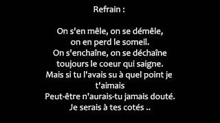 Je voulais juste que tu maimes  Amel Bent Lyrics [upl. by Froemming]