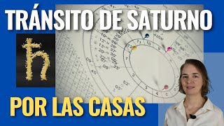 El TRÁNSITO de SATURNO por las casas [upl. by Zetrok]