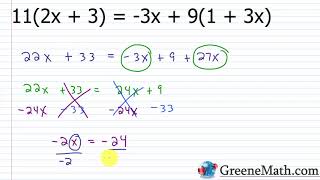 Solving Linear Equations in One Variable [upl. by Jara]