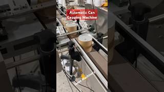 Automatic Can Capping Machine sealingmachine cappingmachine tincan shorts short [upl. by Adnawak188]