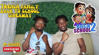 The Trench Family Back School Giveaway ft Zoe amp Yamz [upl. by Ynaffat645]