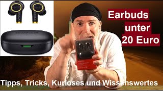 ✅Bluetooth 50 Kopfhörer unter 20 Euro Bluedio P Particle in Earbuds Ohrhörer Headset Test deutsch [upl. by Harlin]