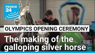 The making of Olympics opening ceremony’s galloping silver horse • FRANCE 24 English [upl. by Fernyak]