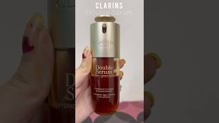 How to use Clarins DOUBLE SERUM faceeye review ashortaday shortsfeed ytshorts YouTube shortsyt [upl. by Neeluj473]