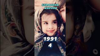 SHRADDHA KAPOOR Age Transformation 19872025  shraddhakapoor stree2 [upl. by Neelav343]