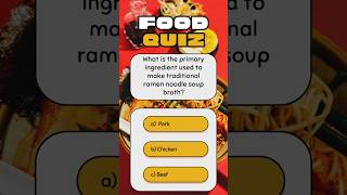 quotMastering Ramen Broth Test Your Knowledge with the Ramen Noodles Broth Quizquot [upl. by Judsen]