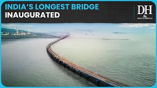 PM Modi inaugurates Atal Setu Indias longest sea bridge connecting Mumbai with Navi Mumbai [upl. by Zetana]