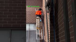 Silicone sealant application to movement joint on brick wall [upl. by Enitsirhc494]