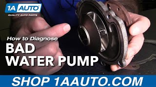 How to Diagnose a Bad Water Pump [upl. by Elacim]