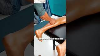 Calf myofascial release  massage  Manual therapy [upl. by Aryan424]